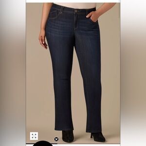Wit & Wisdom Deep Indigo Straight Leg Jeans